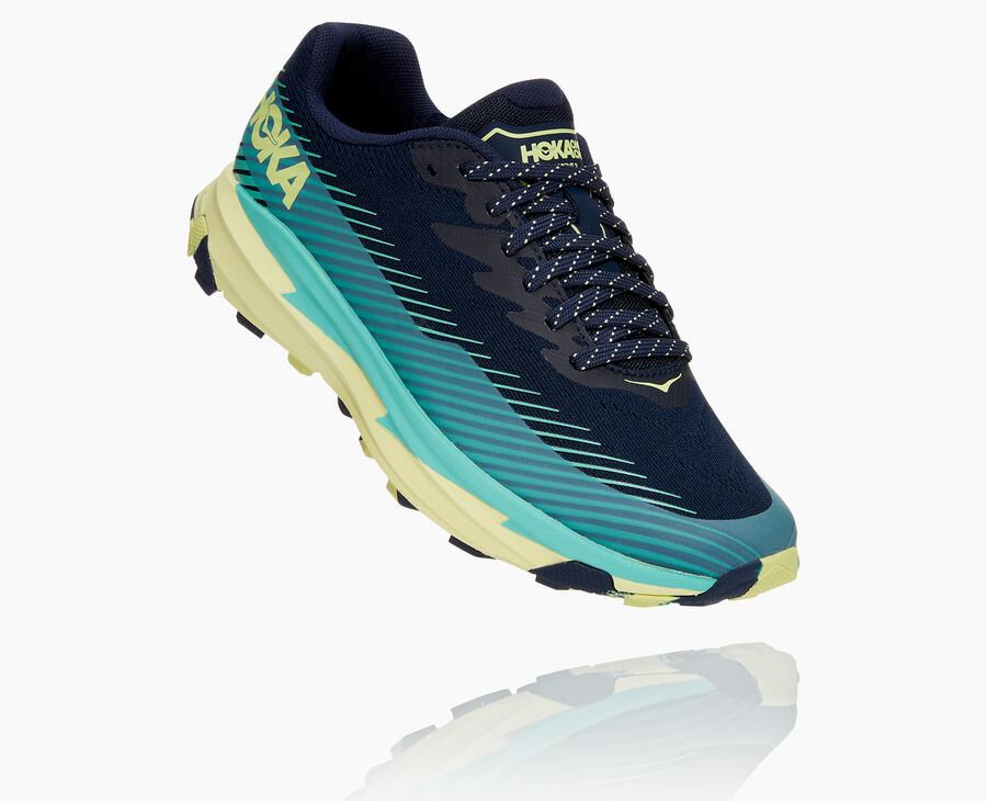 Hoka One One Trailove Tenisky Damske Čierne/Mätové - Torrent 2 - 54102-FZLB